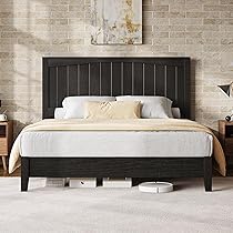 Amazon.com: YUMPIE Queen Size Solid Wood Bed Frame with 48